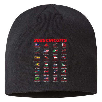 2025 Formula Racing Track Circuits 2025 Sustainable Beanie