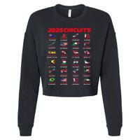 2025 Formula Racing Track Circuits 2025 Cropped Pullover Crew
