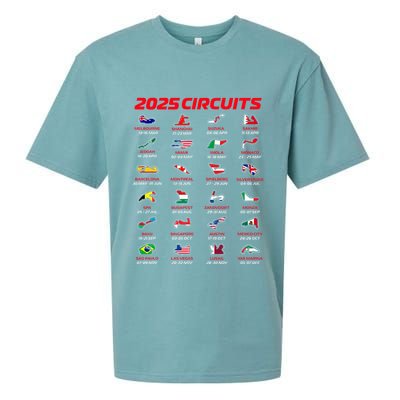 2025 Formula Racing Track Circuits 2025 Sueded Cloud Jersey T-Shirt