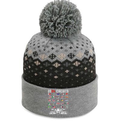 2024 Formula Racing Track Formula Race Formula Car Fan The Baniff Cuffed Pom Beanie