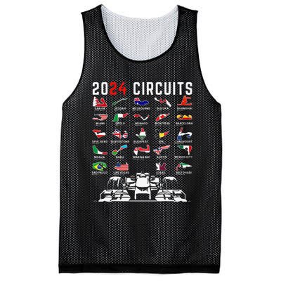 2024 Formula Racing Track Formula Race Formula Car Fan Mesh Reversible Basketball Jersey Tank