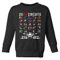 2024 Formula Racing Track Formula Race Formula Car Fan Toddler Sweatshirt