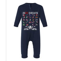 2024 Formula Racing Track Formula Race Formula Car Fan Infant Fleece One Piece