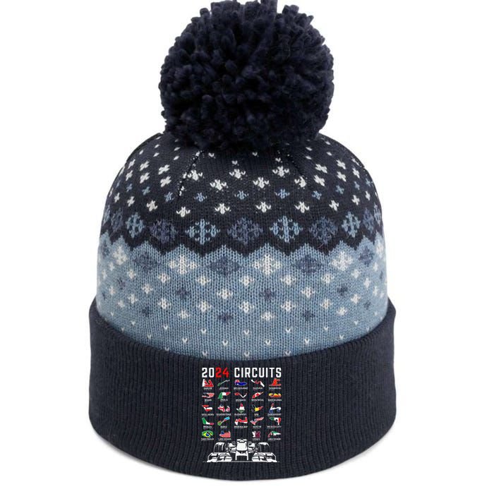 2024 Formula Racing Track Formula Race Formula Car Fan The Baniff Cuffed Pom Beanie