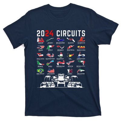 2024 Formula Racing Track Formula Race Formula Car Fan T-Shirt