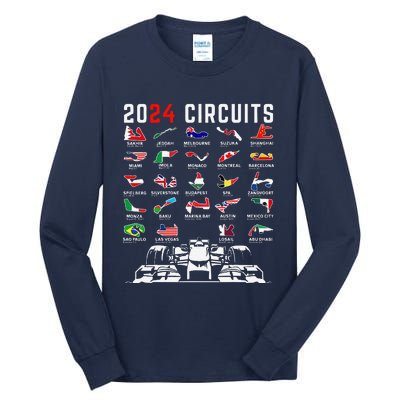 2024 Formula Racing Track Formula Race Formula Car Fan Tall Long Sleeve T-Shirt