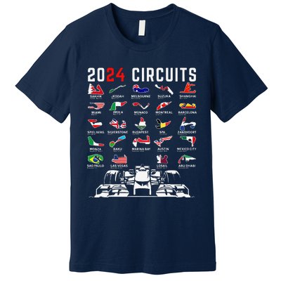 2024 Formula Racing Track Formula Race Formula Car Fan Premium T-Shirt