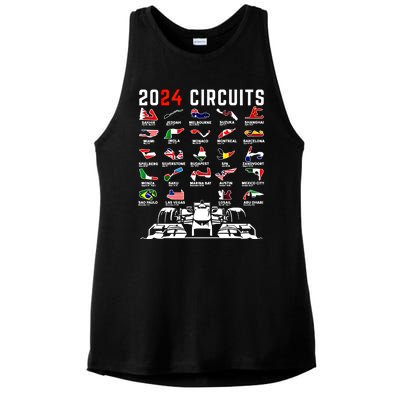 2024 Formula Racing Track Formula Race Formula Car Fan Gift Ladies PosiCharge Tri-Blend Wicking Tank