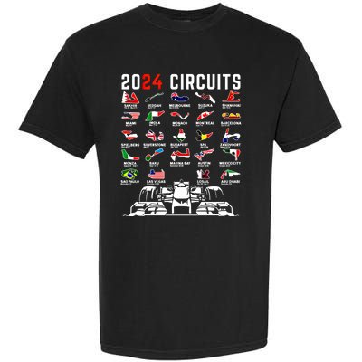 2024 Formula Racing Track Formula Race Formula Car Fan Gift Garment-Dyed Heavyweight T-Shirt