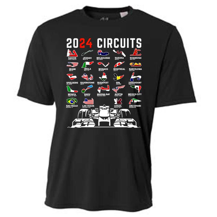 2024 Formula Racing Track Formula Race Formula Car Fan Gift Cooling Performance Crew T-Shirt