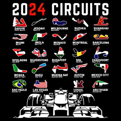 2024 Formula Racing Track Formula Race Formula Car Fan Gift T-Shirt