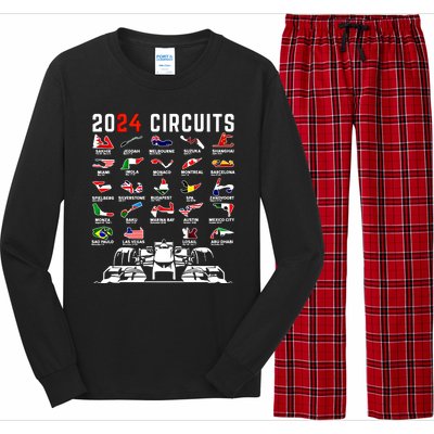 2024 Formula Racing Track Formula Race Formula Car Fan Gift Long Sleeve Pajama Set