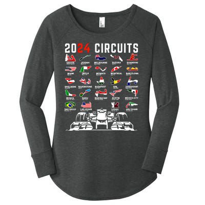 2024 Formula Racing Track Formula Race Formula Car Fan Gift Women's Perfect Tri Tunic Long Sleeve Shirt