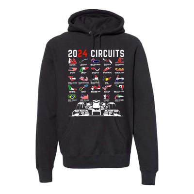 2024 Formula Racing Track Formula Race Formula Car Fan Gift Premium Hoodie