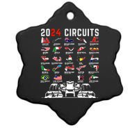 2024 Formula Racing Track Formula Race Formula Car Fan Gift Ceramic Star Ornament