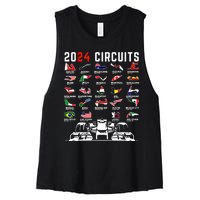 2024 Formula Racing Track Formula Race Formula Car Fan Gift Women's Racerback Cropped Tank