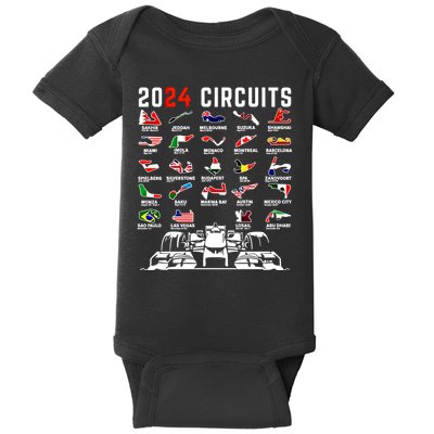 2024 Formula Racing Track Formula Race Formula Car Fan Gift Baby Bodysuit