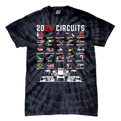 2024 Formula Racing Track Formula Race Formula Car Fan Gift Tie-Dye T-Shirt