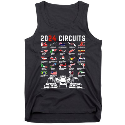 2024 Formula Racing Track Formula Race Formula Car Fan Gift Tank Top