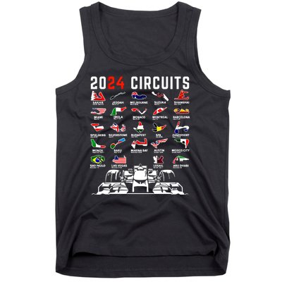 2024 Formula Racing Track Formula Race Formula Car Fan Gift Tank Top