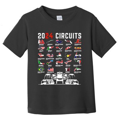 2024 Formula Racing Track Formula Race Formula Car Fan Gift Toddler T-Shirt