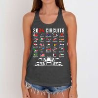 2024 Formula Racing Track Formula Race Formula Car Fan Gift Women's Knotted Racerback Tank