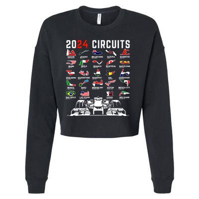 2024 Formula Racing Track Formula Race Formula Car Fan Gift Cropped Pullover Crew