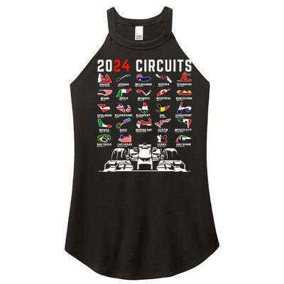 2024 Formula Racing Track Formula Race Formula Car Fan Gift Women’s Perfect Tri Rocker Tank