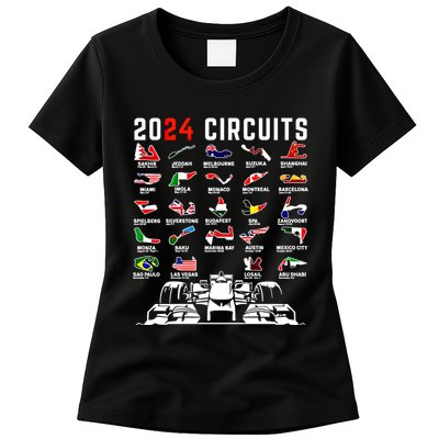 2024 Formula Racing Track Formula Race Formula Car Fan Gift Womens T-Shirt