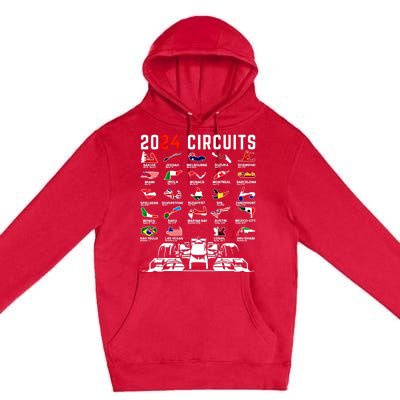 2024 Formula Racing Track Formula Race Formula Car Fan Gift Premium Pullover Hoodie