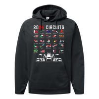 2024 Formula Racing Track Formula Race Formula Car Fan Performance Fleece Hoodie