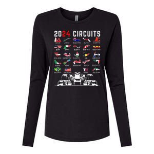 2024 Formula Racing Track Formula Race Formula Car Fan Womens Cotton Relaxed Long Sleeve T-Shirt