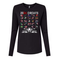 2024 Formula Racing Track Formula Race Formula Car Fan Womens Cotton Relaxed Long Sleeve T-Shirt