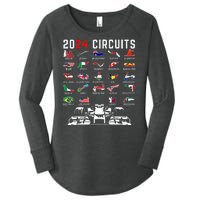 2024 Formula Racing Track Formula Race Formula Car Fan Women's Perfect Tri Tunic Long Sleeve Shirt