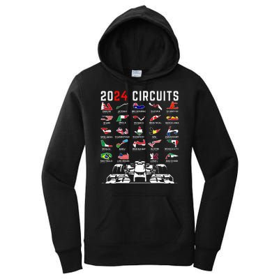 2024 Formula Racing Track Formula Race Formula Car Fan Women's Pullover Hoodie