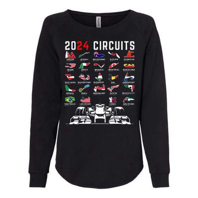 2024 Formula Racing Track Formula Race Formula Car Fan Womens California Wash Sweatshirt