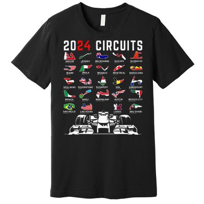 2024 Formula Racing Track Formula Race Formula Car Fan Premium T-Shirt