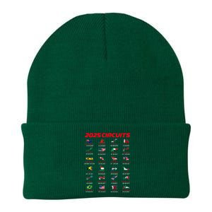 2025 Formula Racing Track Formula Race Circuits 2025 Knit Cap Winter Beanie