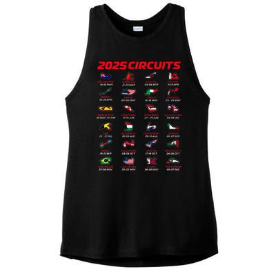 2025 Formula Racing Track Formula Race Circuits 2025 Ladies PosiCharge Tri-Blend Wicking Tank