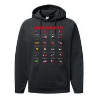 2025 Formula Racing Track Formula Race Circuits 2025 Performance Fleece Hoodie