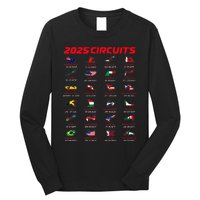 2025 Formula Racing Track Formula Race Circuits 2025 Long Sleeve Shirt