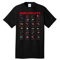 2025 Formula Racing Track Formula Race Circuits 2025 Tall T-Shirt