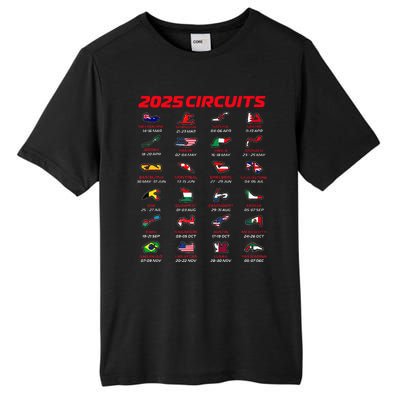 2025 Formula Racing Track Formula Race Circuits 2025 Tall Fusion ChromaSoft Performance T-Shirt