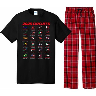 2025 Formula Racing Track Formula Race Circuits 2025 Pajama Set