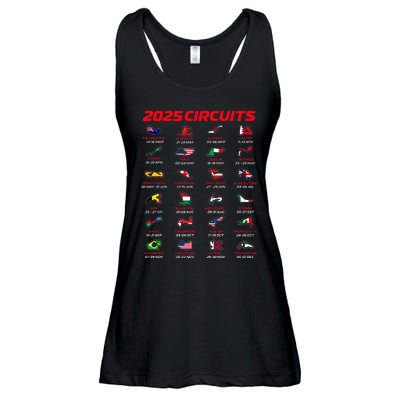 2025 Formula Racing Track Formula Race Circuits 2025 Ladies Essential Flowy Tank