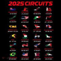 2025 Formula Racing Track Formula Race Circuits 2025 Flatbill Hat