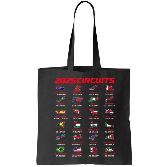 2025 Formula Racing Track Formula Race Circuits 2025 Bag
