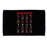 2025 Formula Racing Track Formula Race Circuits 2025 Microfiber Hand Towel