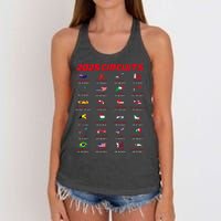 2025 Formula Racing Track Formula Race Circuits 2025 Women's Knotted Racerback Tank