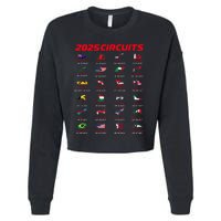 2025 Formula Racing Track Formula Race Circuits 2025 Cropped Pullover Crew